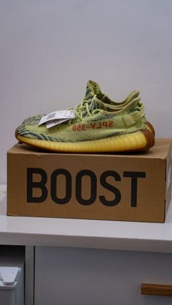 Frozen yellow yeezy best sale box