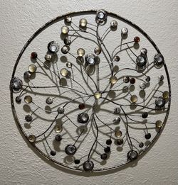 22@ Round Metal Wall Decor 