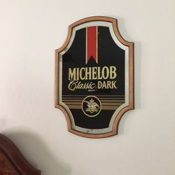 Michelob  Vintage  Mirror Sign 
