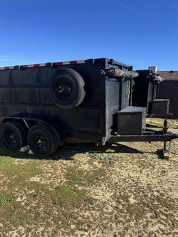 Heavy-Duty Dump Trailers – Dual Axle + Hydraulic Lift (9995 LB GVWR)