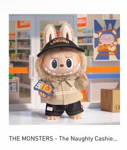 Labubu The naughty cashier bis plush