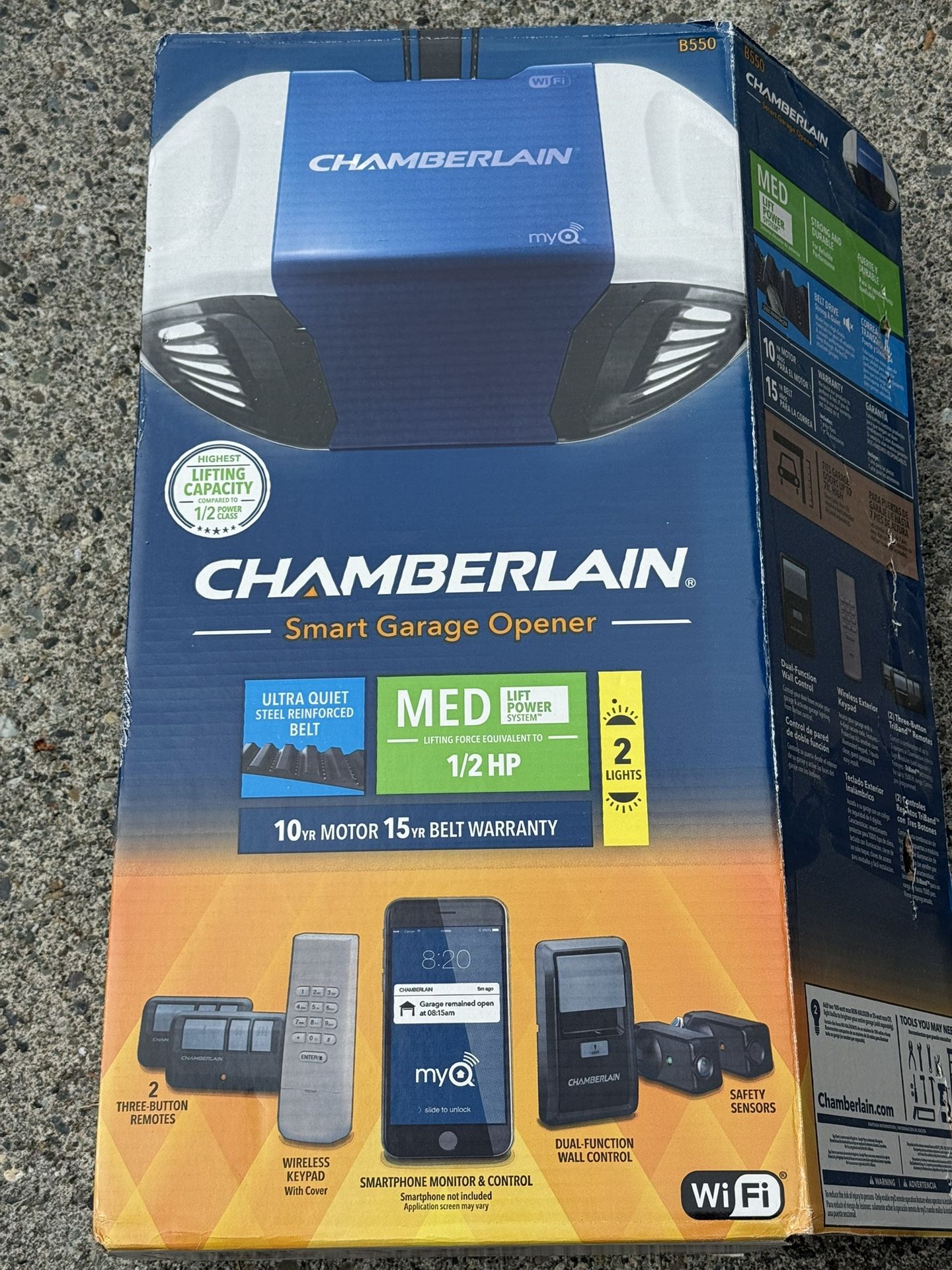 Chamberlain B550 Smart Garage Door Opener