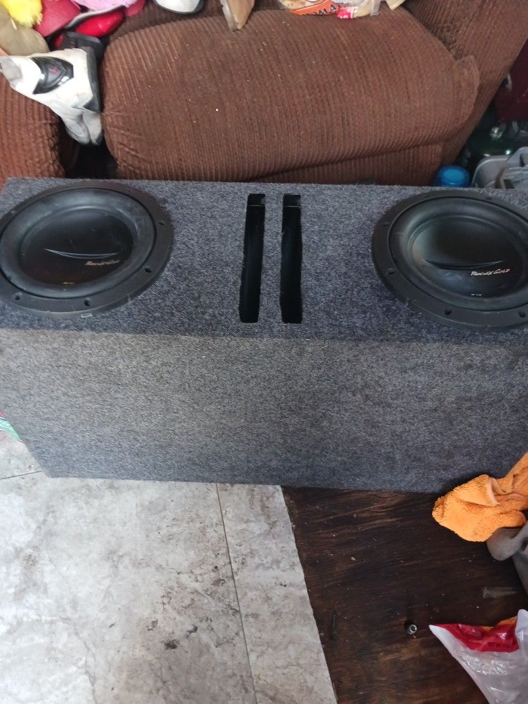 Phoenix Gold SX 8 inch Subwoofers With Box Enclosure