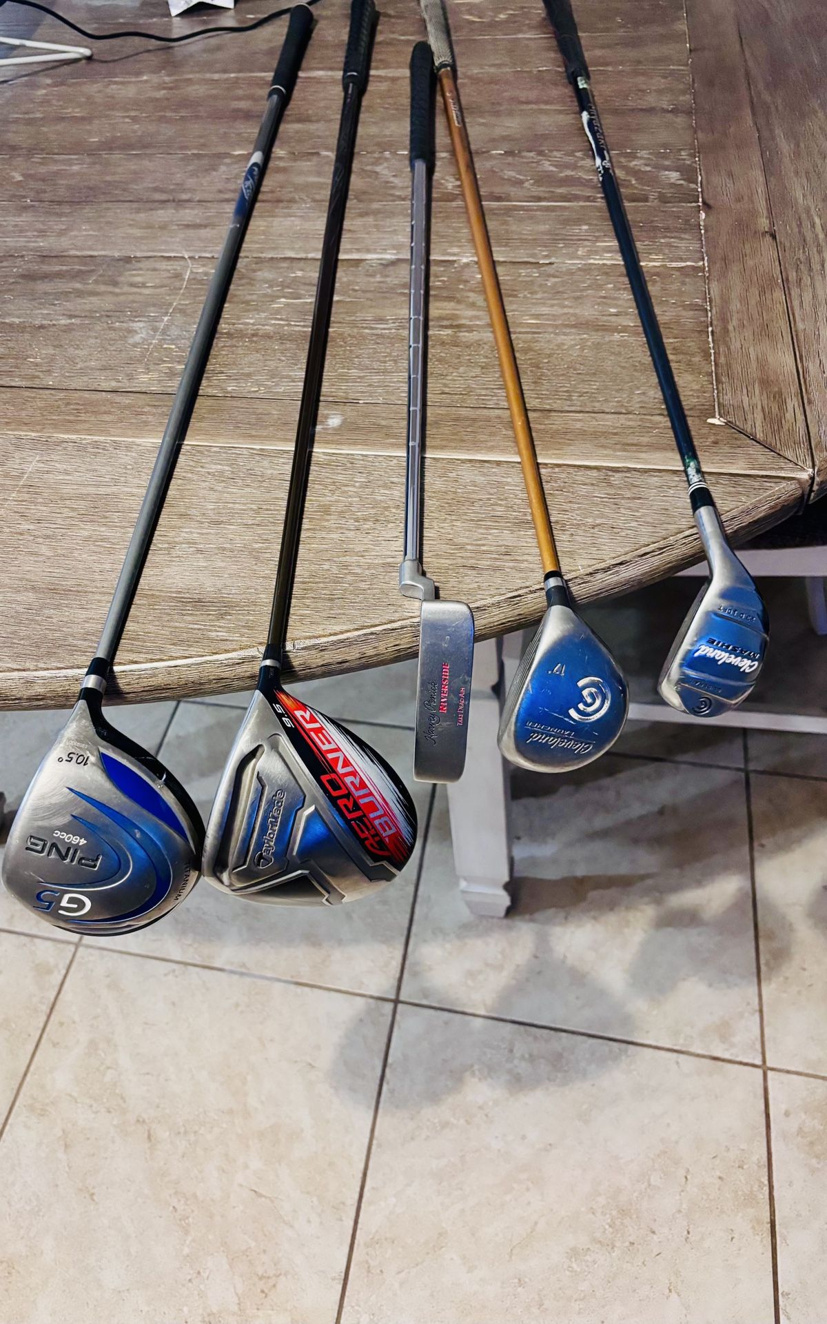 Various Golf Clubs