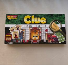 Clue The Classic Edition 1949 Board Game & Hasbro Scrabble Crossword Game