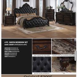 4 Pieces Queen Bedroom Set 