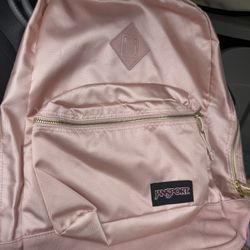 Pink Jansport Backpack 