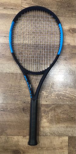 WILSON ULTRA V2 100L RACQUET WITH CUSTOM STRING 4 1/4 - JUST LIKE NEW!!