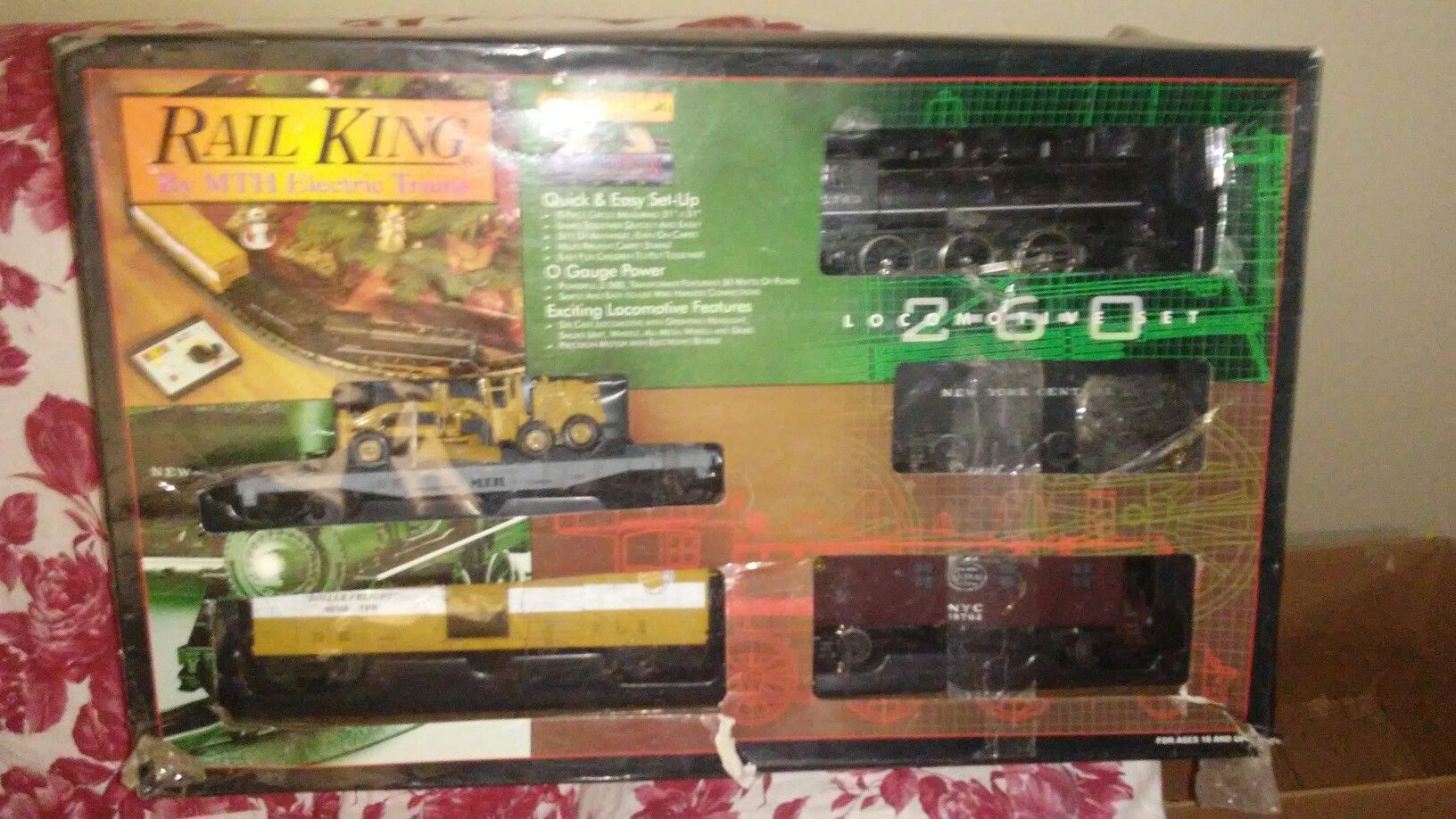 Rail King 1998 Complete Train Set Plus More Train Items