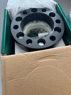 Black Wheel Spacer with Studs