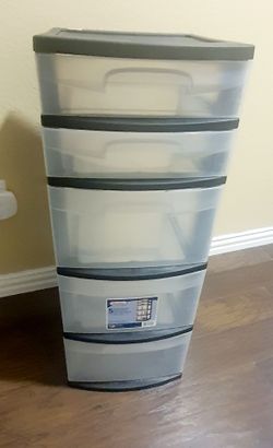 5 Storages drawers