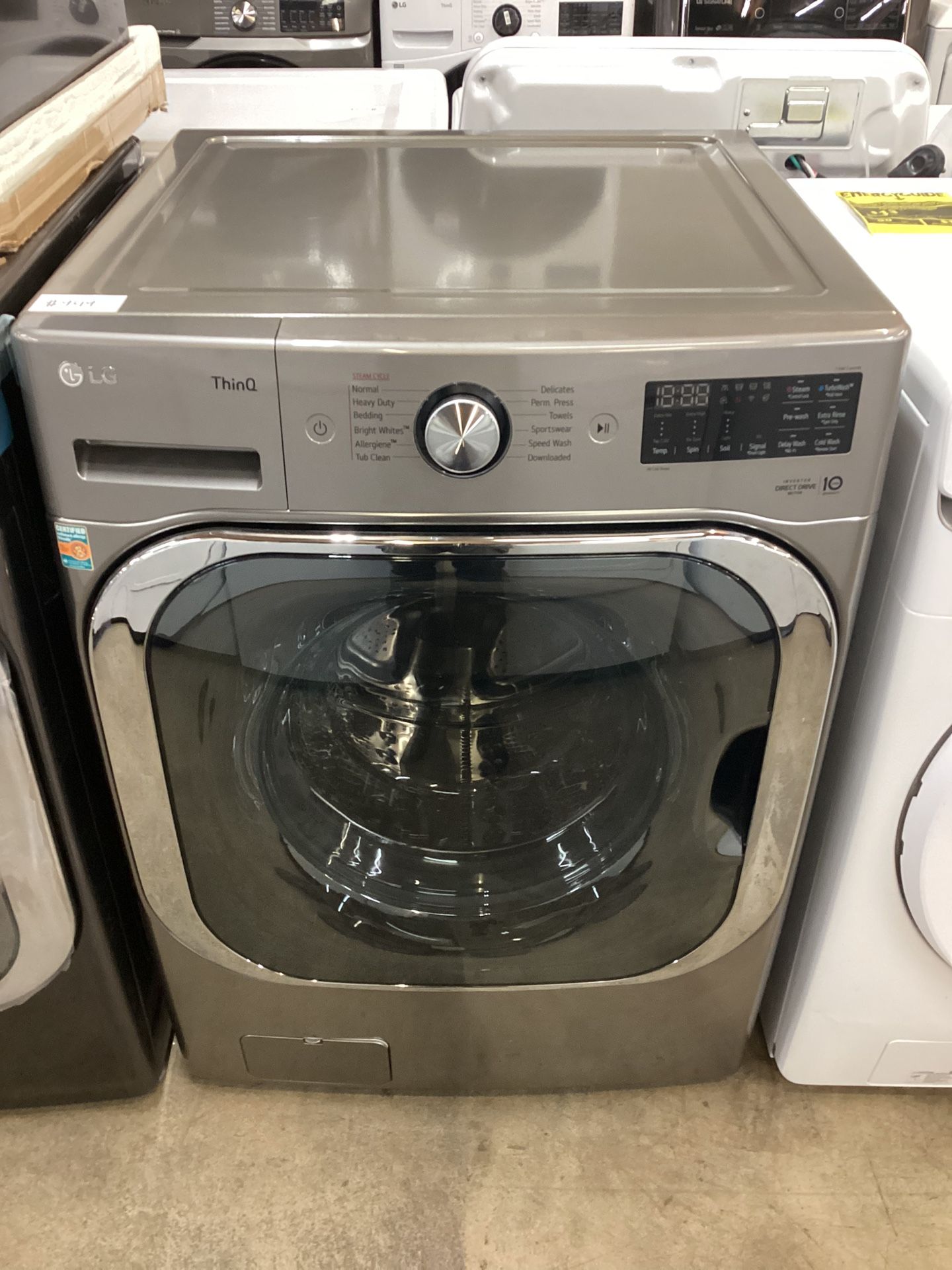 LG Washer 5.2 Cu Ft New Scratch And Dent 
