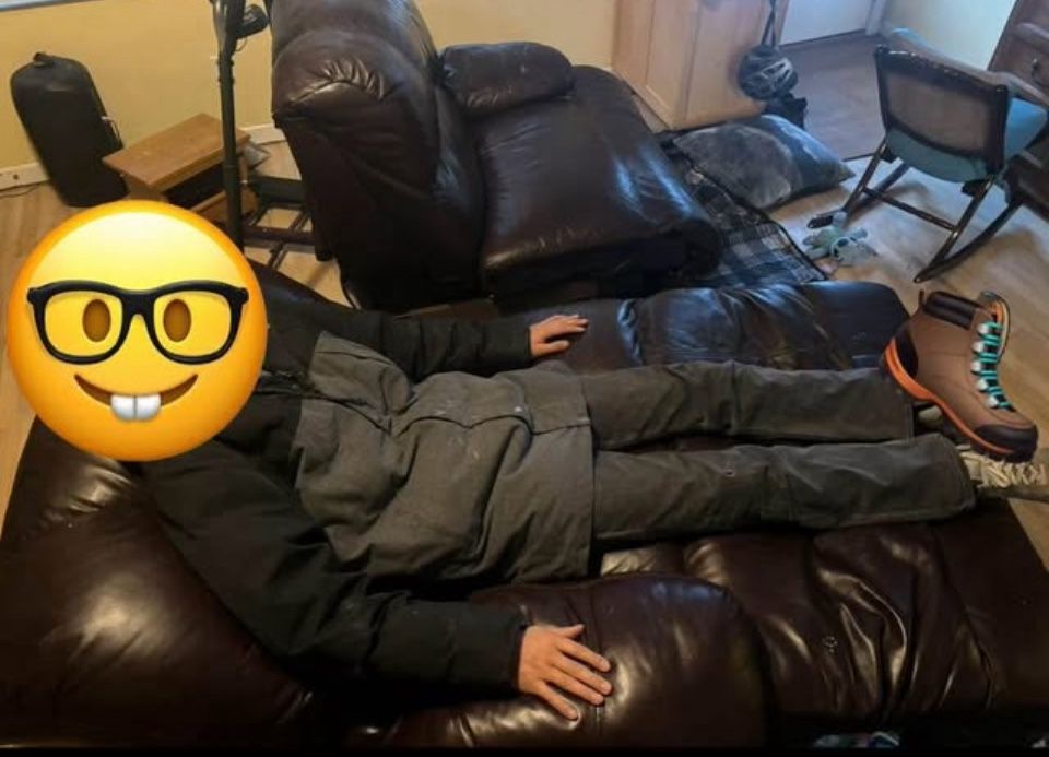 Genuine Leather Extra Wide Recliner Left Piece 