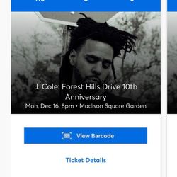 J. Cole Anniversary Tickets