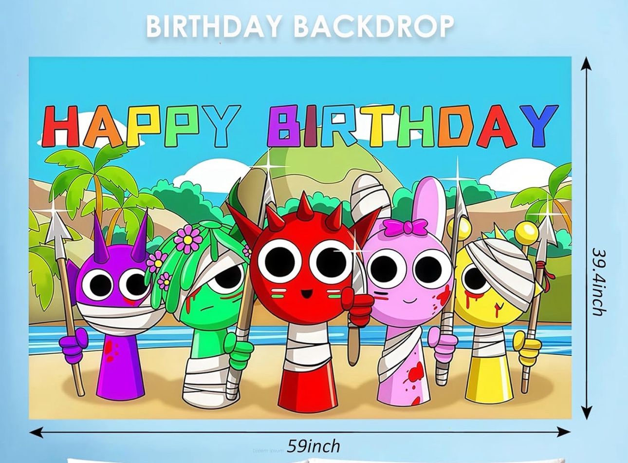 Sprunki Birthday Supplies