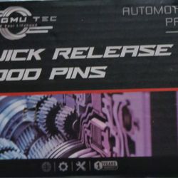 New Inbox For Aluminum Hood Push Pins 10 Firm