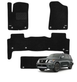 WENNEBIRD Front Carpet Floor Mats for Infiniti QX80 2014-2018, 2Pc