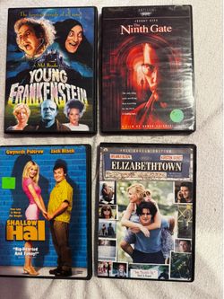 DVD bundle: the ninth gate, young Frankenstein, Shallow Hall and Elizabethtown
