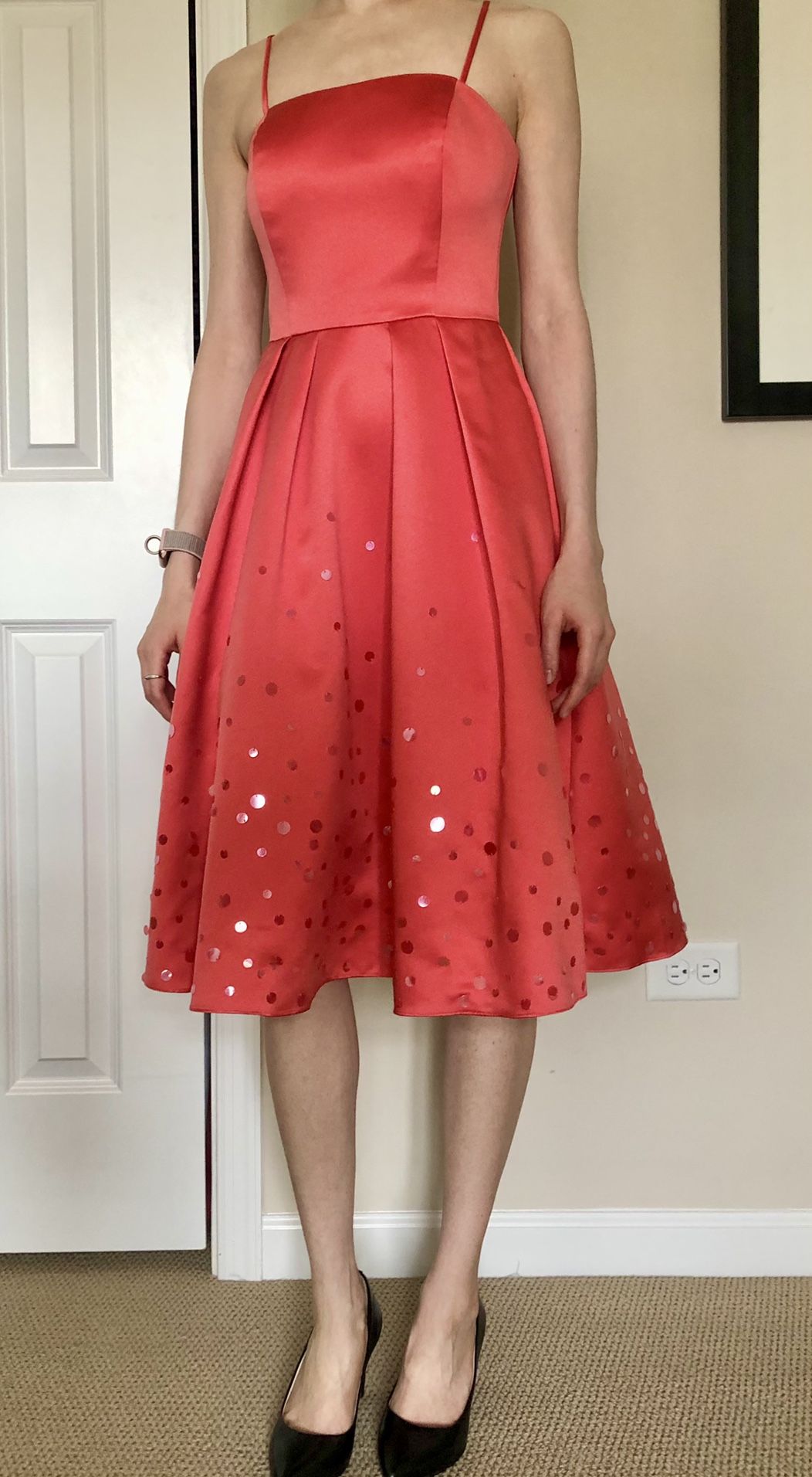 Coral Pretty MDress, Size 2