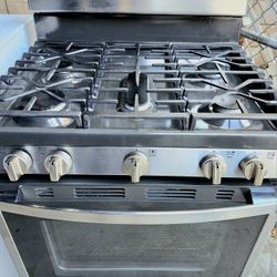 GE 5 BURNERS GAS STOVE 