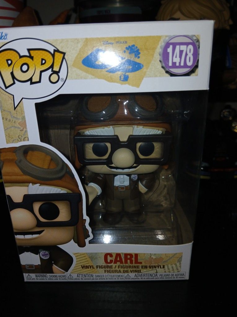 Brand New Disney Pixar Up Carl #1478 Funko Pop