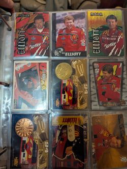 Collection Of NASCAR Bill Elliot Trading Cards