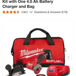 Milwaukee. M12 FUEL 12V 3 in. Lithium-Ion Brushless Cordless Cut Off Saw Kit 