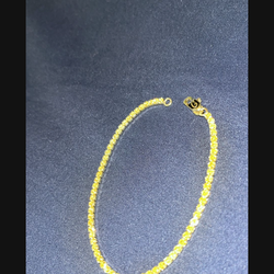 $60 Tennis Bracelet 18k Gold Plated