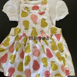 Baby Girl Overall Outfit