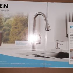 Brand New In Box and Never opened Moen Essie Smart MotionSense Wave Faucet Retailed For $400 Asking $220 Obo