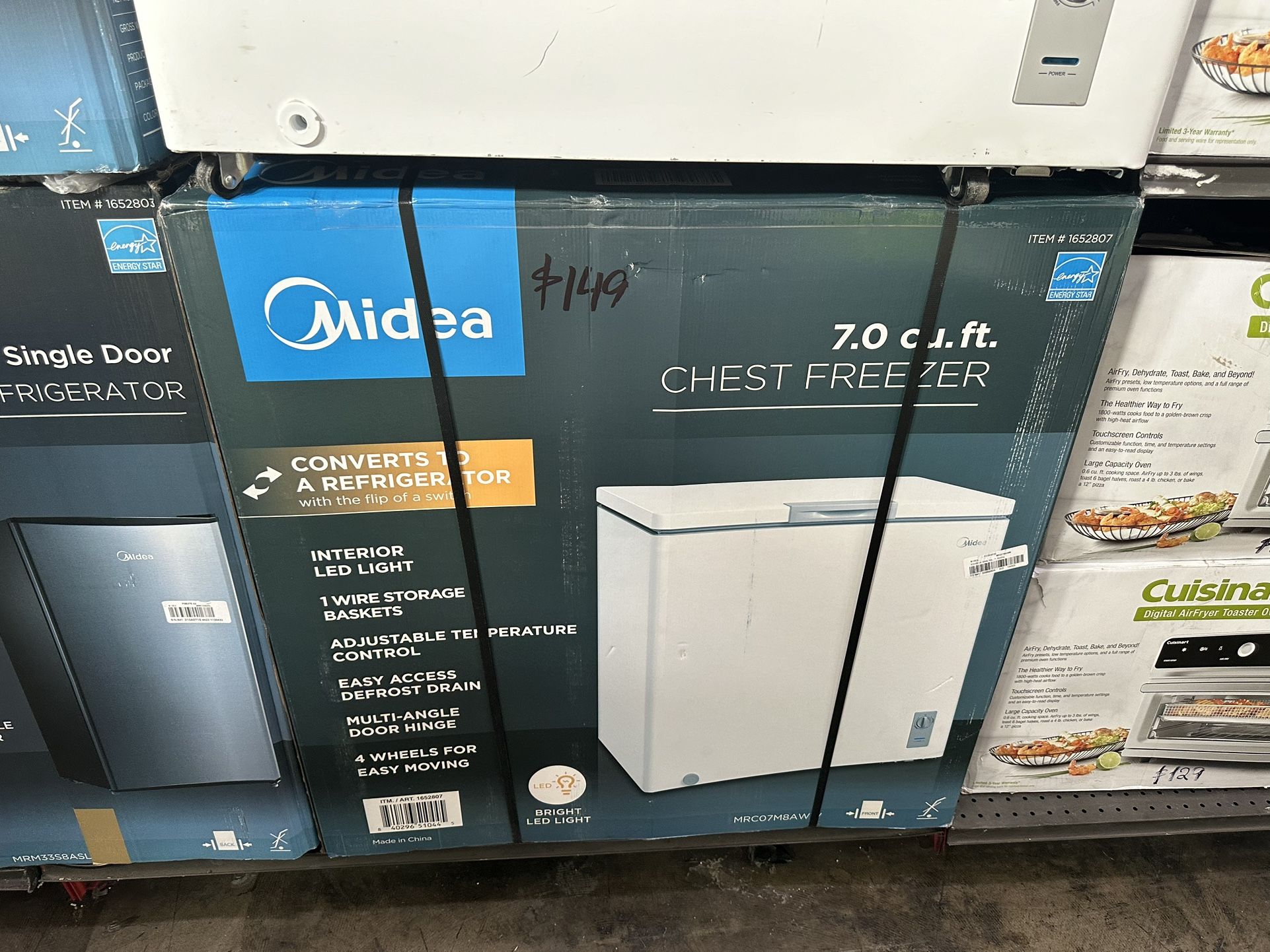 Midea Chest Freezer 7.0 Cu.ft