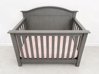 Baby Crib Gray
