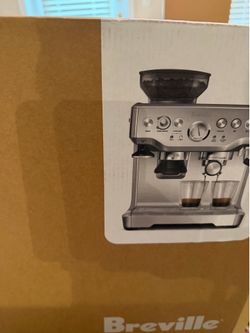 Breville the Barista Express espresso machine (new/damaged box)