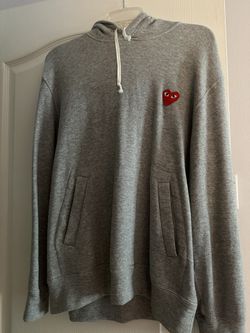 CDG Play Comme Des Garçons Gray Hoodie