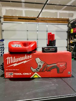 Milwaukee plastic pipe sheer