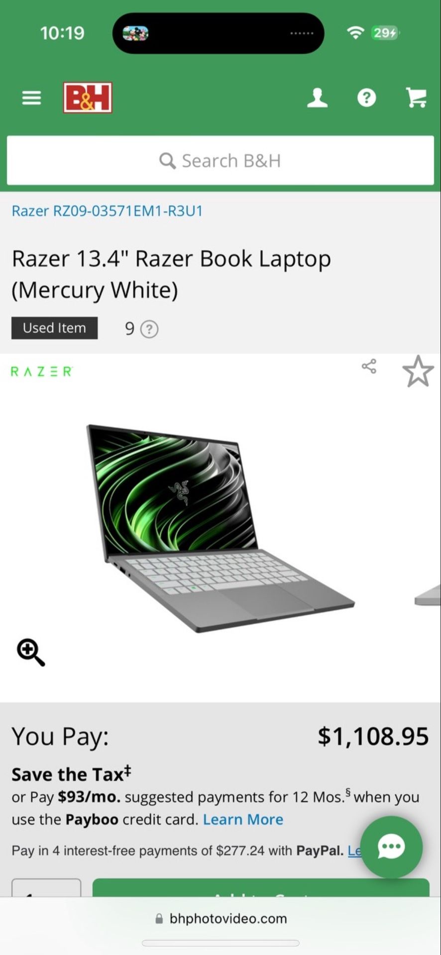 Razer Book Laptop