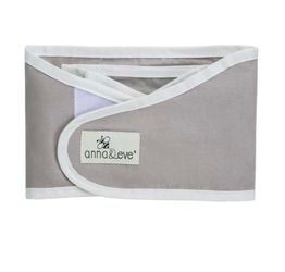 Anna & Eve Baby Swaddle Strap - Arms-Only, Adjustable Small (Grey)