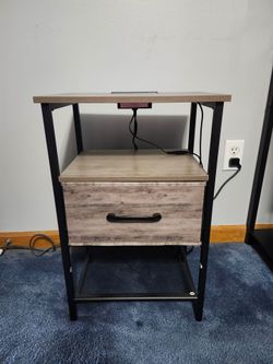 Nightstands with charging station
