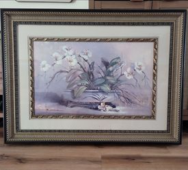 Fine art print in a big frame