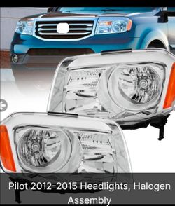 Pilot 2012-2015 Headlights, Halogen Assembly