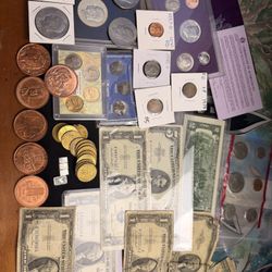 Coin Collection- Silver- Copper-currency 