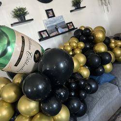 Balloon Backdrop & Set Up 