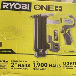 Ryobi 18 V Nailer 18 GA