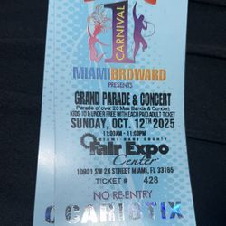 Carnival Weekend ( Grand Parade & Concert) @ FIU/Fair Grounds