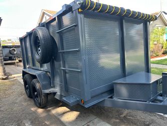 Dump trailer 8x12x4 12000lb $6450 cash only