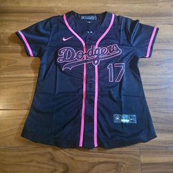 Dodgers Woman Ohtani Black N Pink Jerseys $60ea Firm S M L Xl 2x 