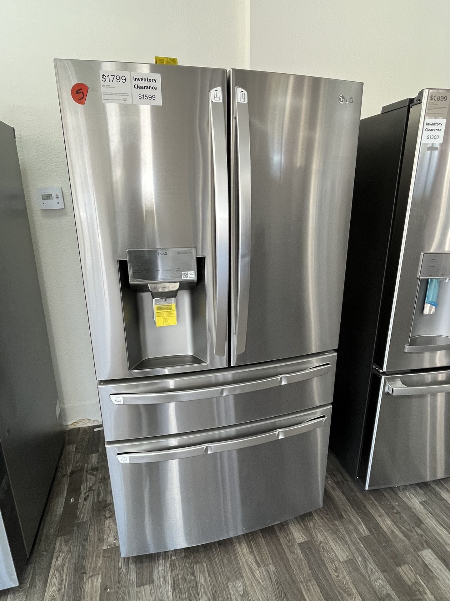 $1599! Store Closing Blowout! LG FRENCH DOOR REFRIGERATOR, One Year Warranty