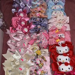 Hello Kitty  Girls  Bows