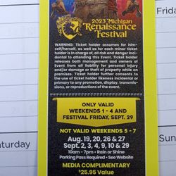 Michigan Renaissance Festival $15