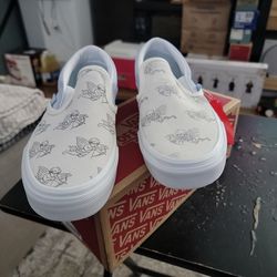 Vans Classic Slip-On Cupid Skeleton Shoes